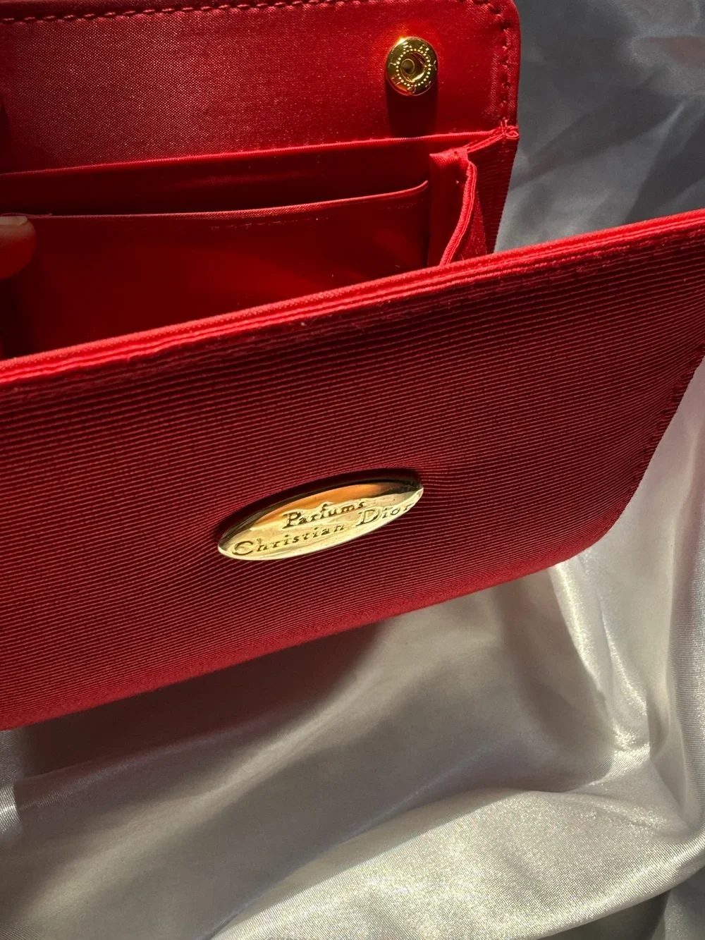 Vintage authentic Perfume Christian Dior bag/pouch